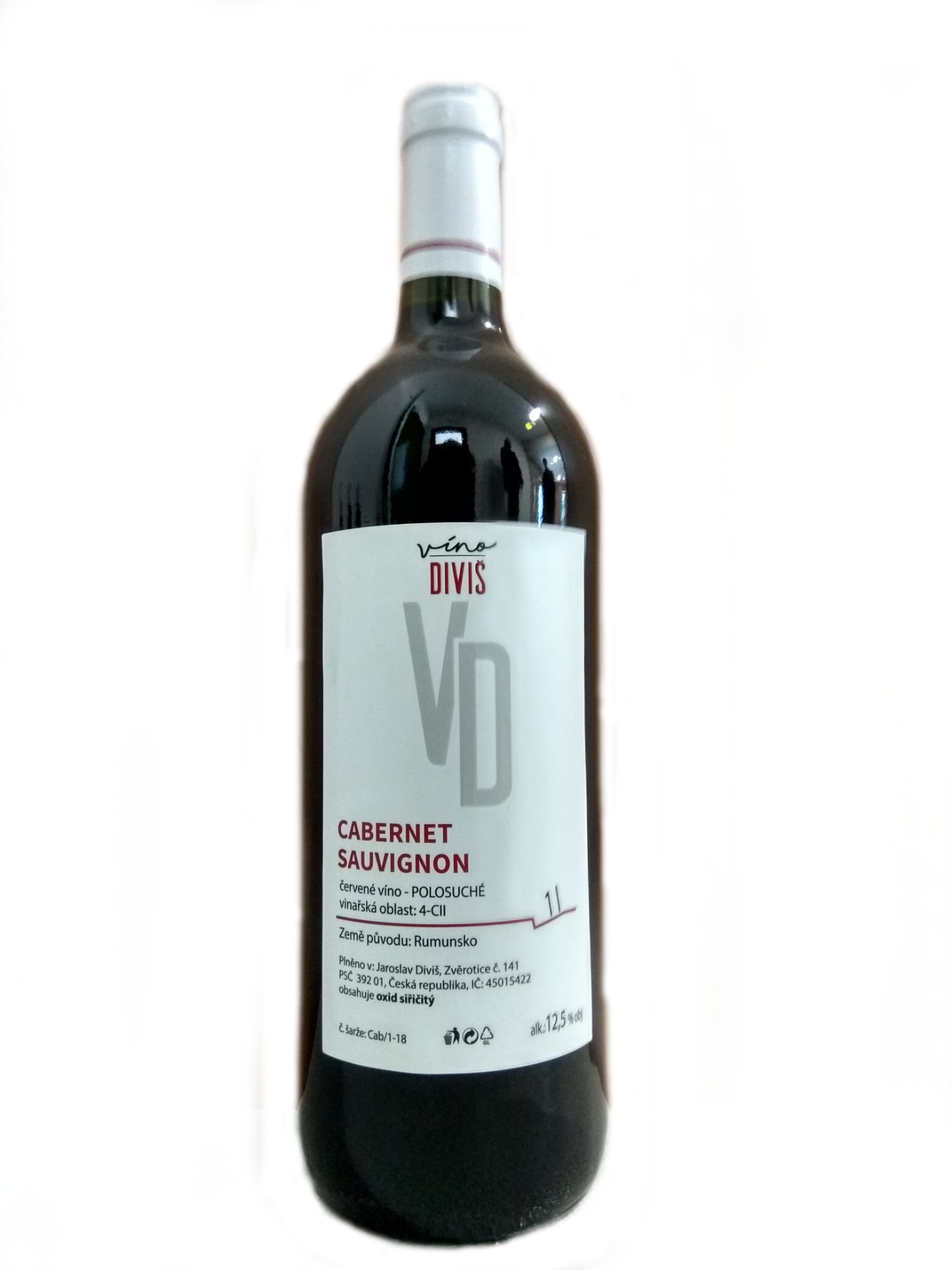 Cabernet Sauvignon 13% 1l